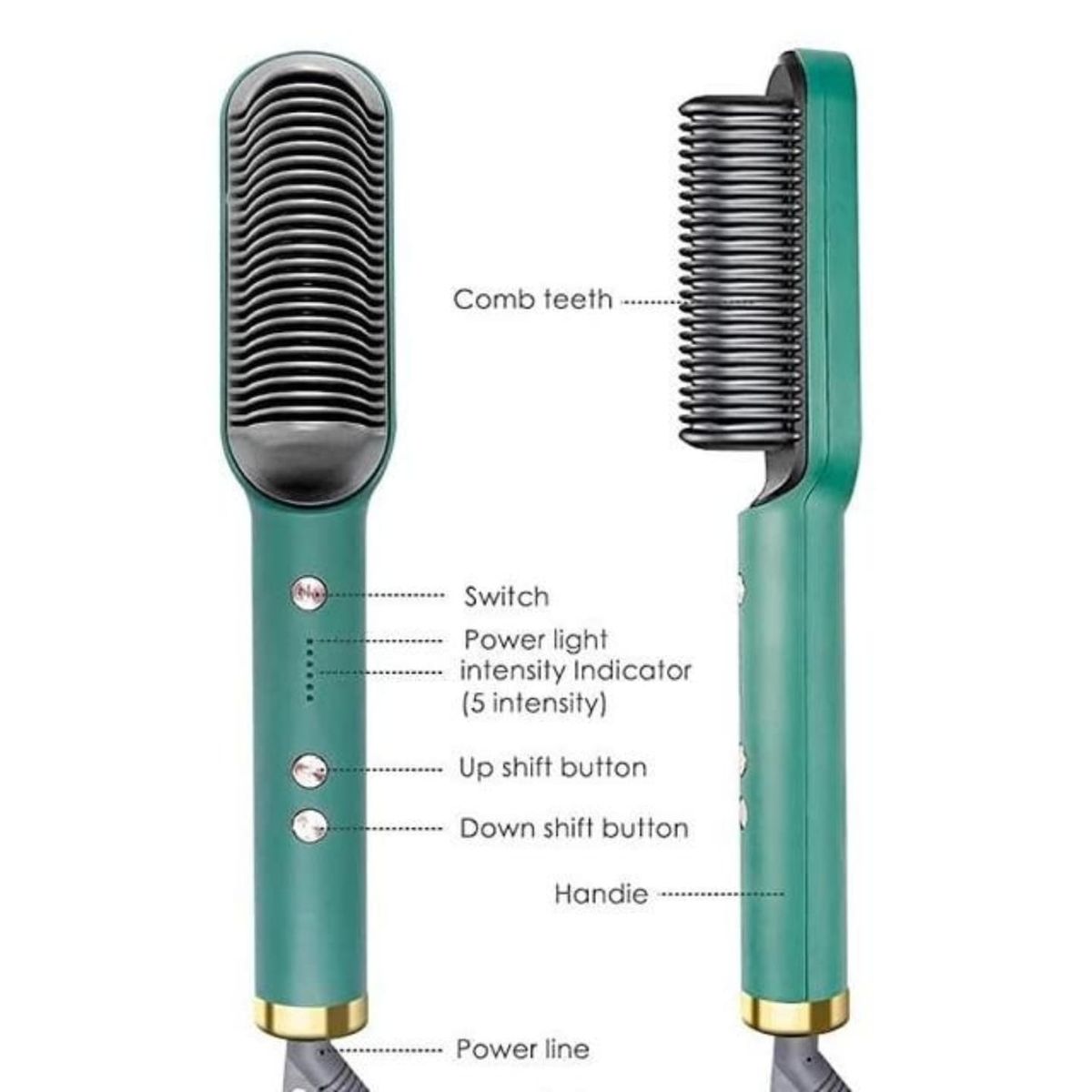 Professional Electric Hair Straightener Comb Brush